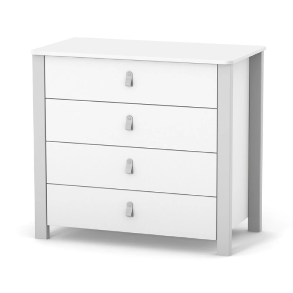 Комод Верес Монако 900 біло-сірий