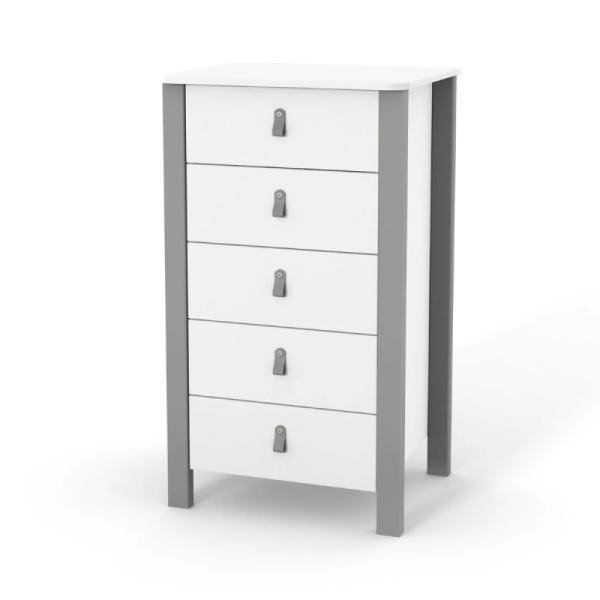 Комод Верес Монако 600 біло-графітовий