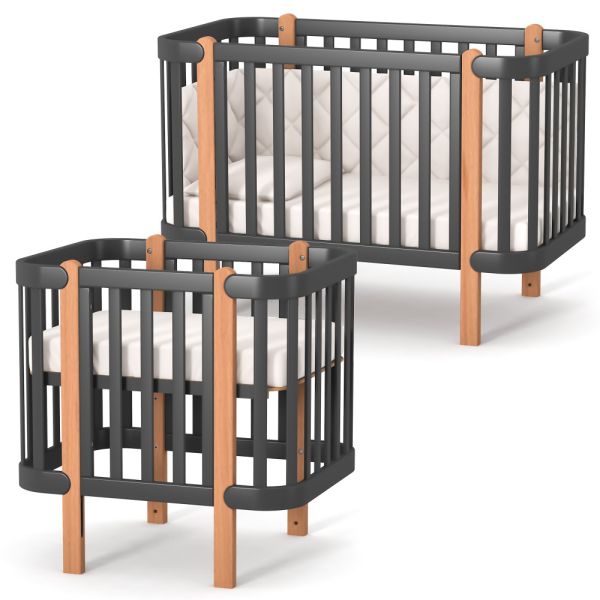 Комплект для люльки Верес ЛД5 Монако темно-сірий