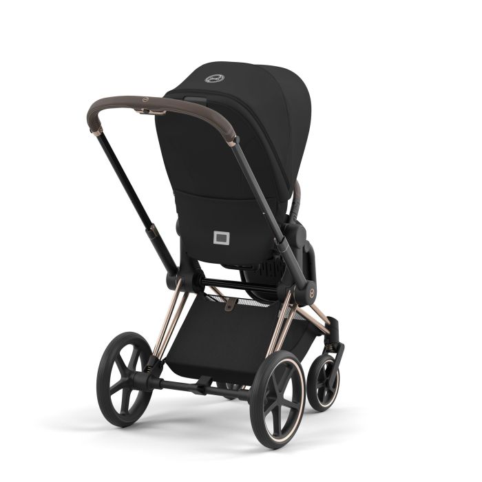 Коляска 2 в 1 Cybex Priam 4.0 Sepia Black шасси Rosegold