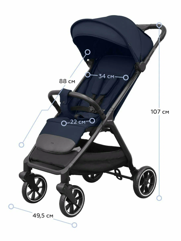 Коляска прогулочная CARRELLO Forza CRL-5535 Aero Blue