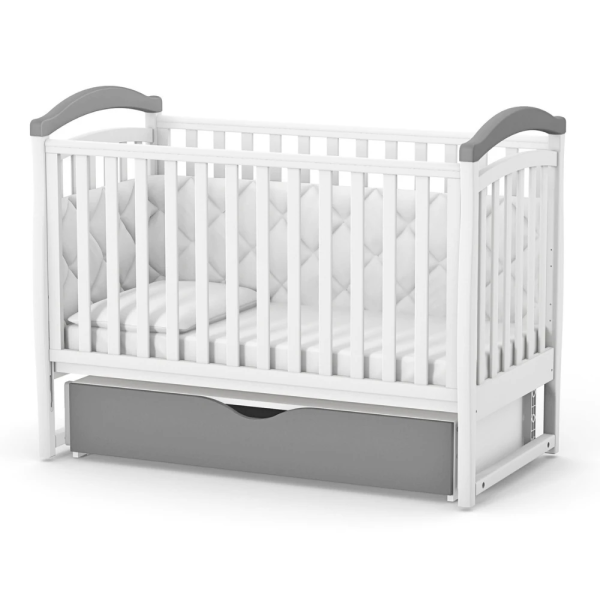 Ліжечко Верес ЛД6 біло-графітовий