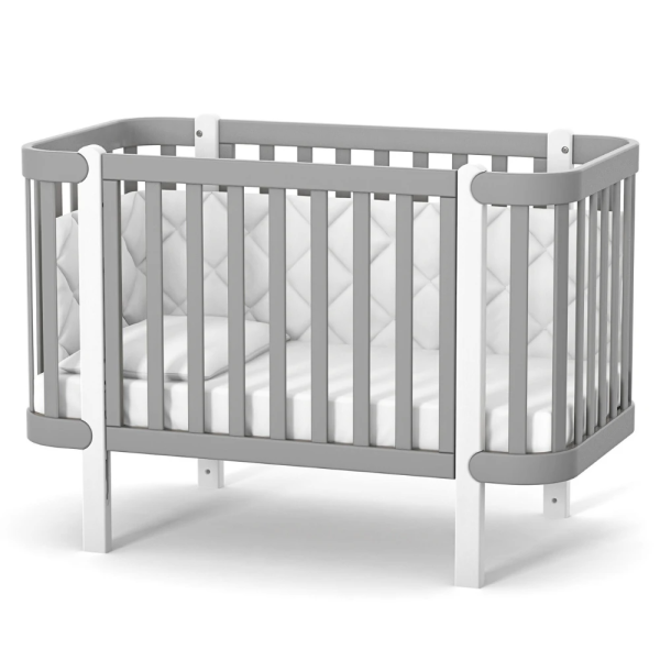 Ліжечко Верес ЛД5 Монако графітово-білий