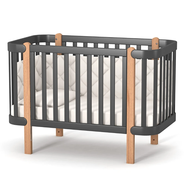 Ліжечко Верес ЛД5 Монако темно-сірий