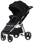 Коляска прогулянкова CARRELLO Pulse CRL-5507 Leather Black + дощовик L /1/