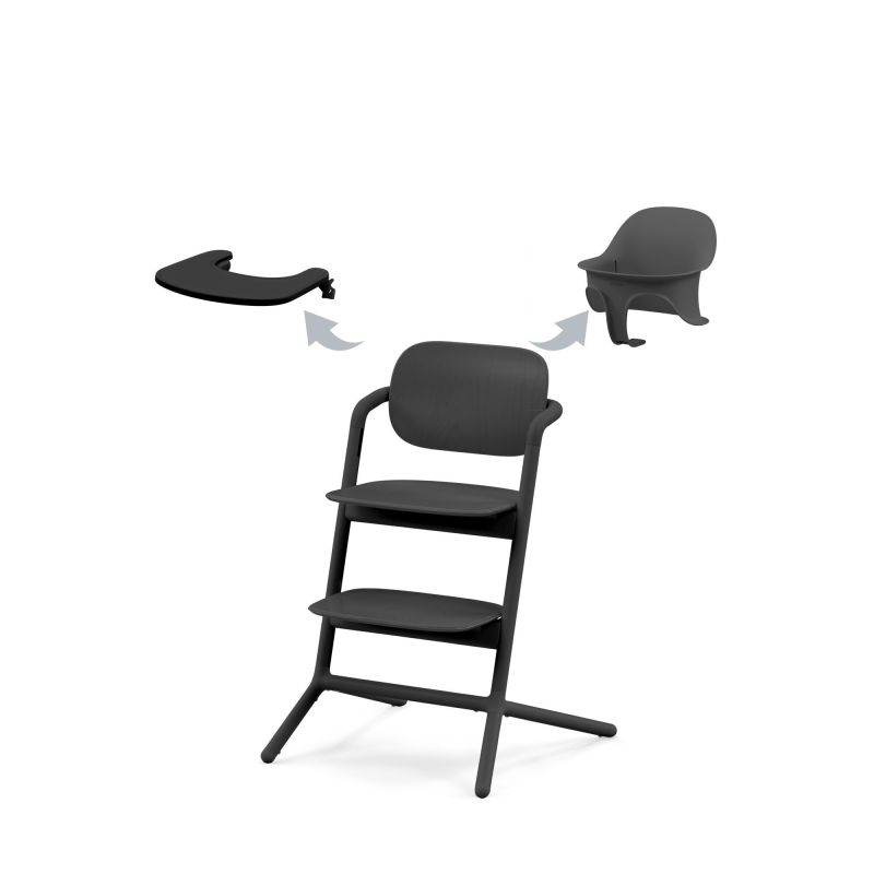 Стульчик для кормления Cybex Lemo 3 в 1 Stunning Black