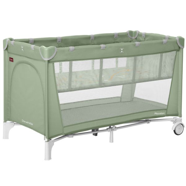 Манеж CARRELLO Piccolo+ CRL-11501/2 Mint Green с двумя уровнями дна Манеж CARRELLO Piccolo+ CRL-11501/2 Mint Green с двумя уровнями дна