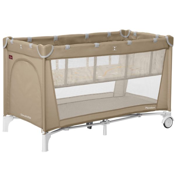 Манеж CARRELLO Piccolo+ CRL-11501/2 Sand Beige с двумя уровнями дна Манеж CARRELLO Piccolo+ CRL-11501/2 Sand Beige с двумя уровнями дна