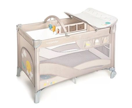 Манеж-кроватка Baby Design DREAM NEW (09 BEIGE)