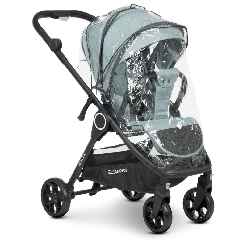 Коляска 2 в 1 El Camino SAGA ME 1085 Denim Ash Blue