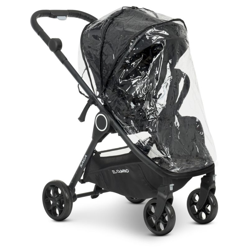 Коляска 2 в 1 El Camino SAGA ME 1085 Denim Black