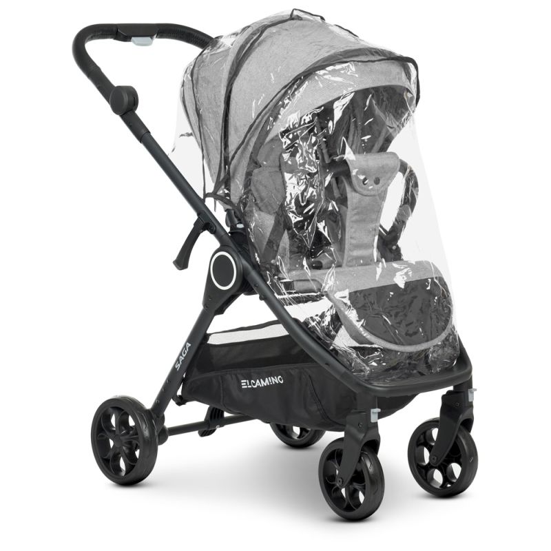 Коляска 2 в 1 El Camino ME 1085 SAGA Denim Medium Gray