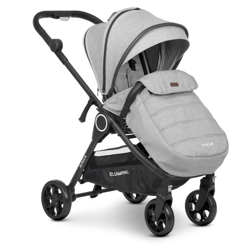 Коляска 2 в 1 El Camino ME 1085 SAGA Denim Medium Gray