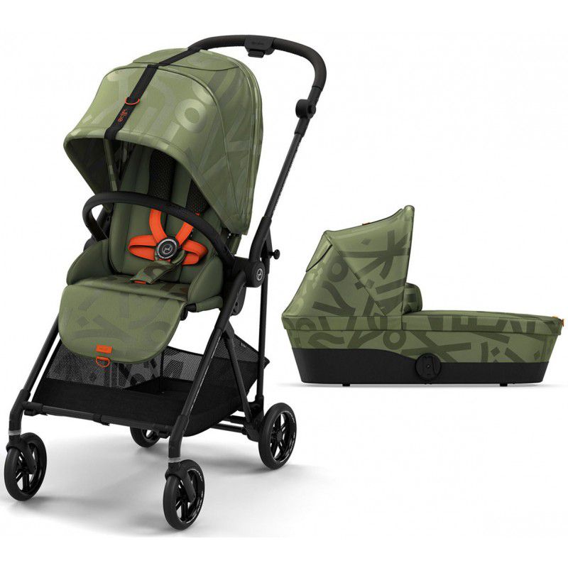 Люлька Cybex Melio NEW Olive Green (Fashion Collection)
