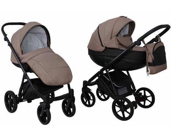 Коляска 2 в 1 Mikrus Viva 02 бежева тканина