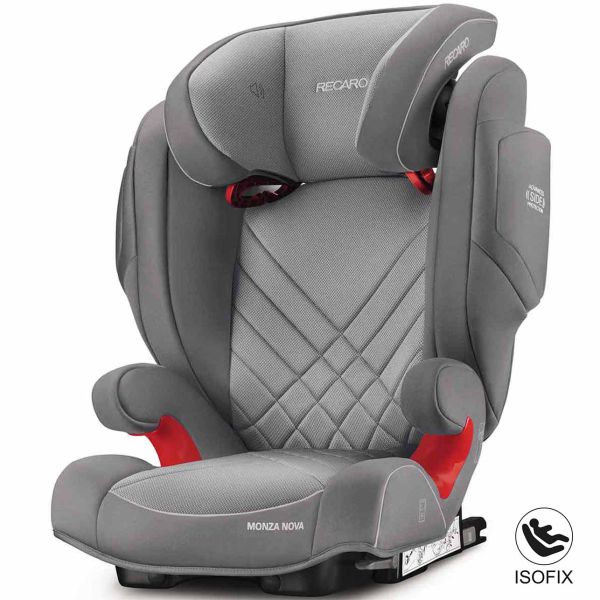 Автокресло RECARO Monza Nova 2 Seatfix Aluminium Grey Автокресло RECARO Monza Nova 2 Seatfix Aluminium Grey