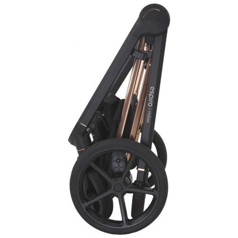 Коляска 2 в 1 Espiro Miloo 2025 210 Diamond Black
