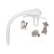 Детская кроватка-качалка CARRELLO Bloom CRL-10304 Cream Beige Wooden