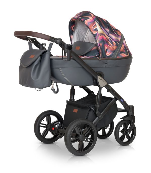 Коляска 3 в 1 Verdi Mocca 11 графіт / аплікація