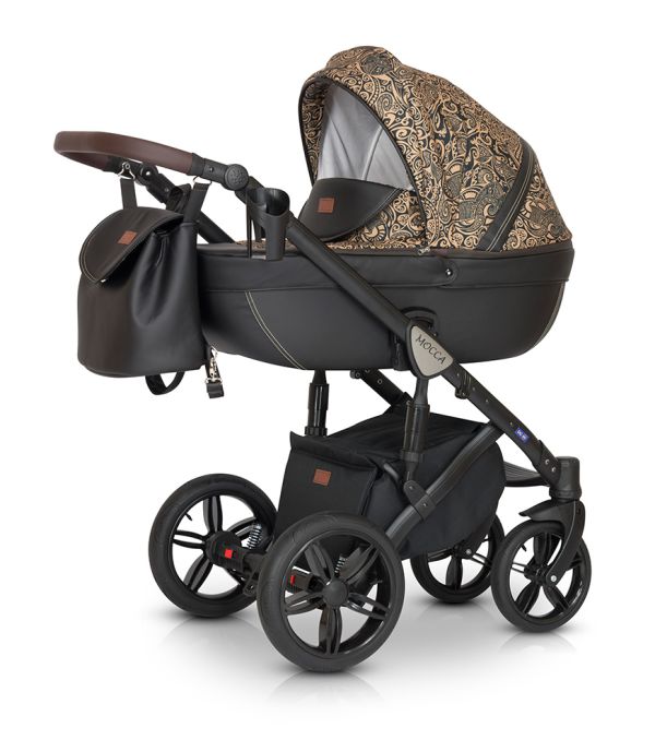 Коляска 3 в 1 Verdi Mocca 15 графіт / аплікація