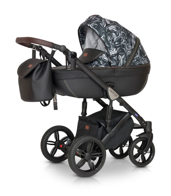 Коляска 3 в 1 Verdi Mocca 06 графіт / аплікація
