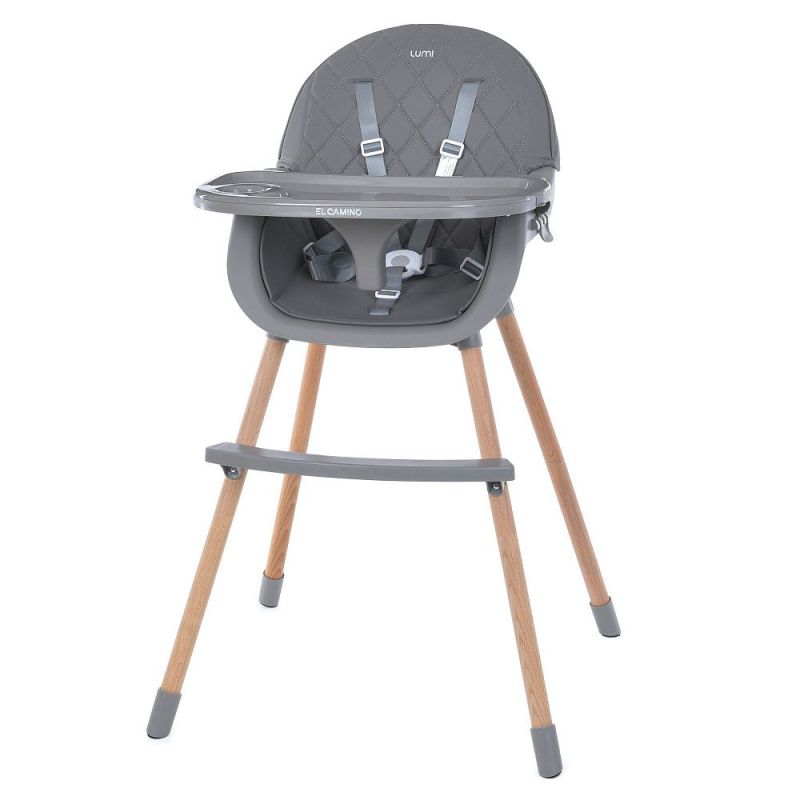 Стульчик для кормления El Camino LUMI ME 1111 Gray
