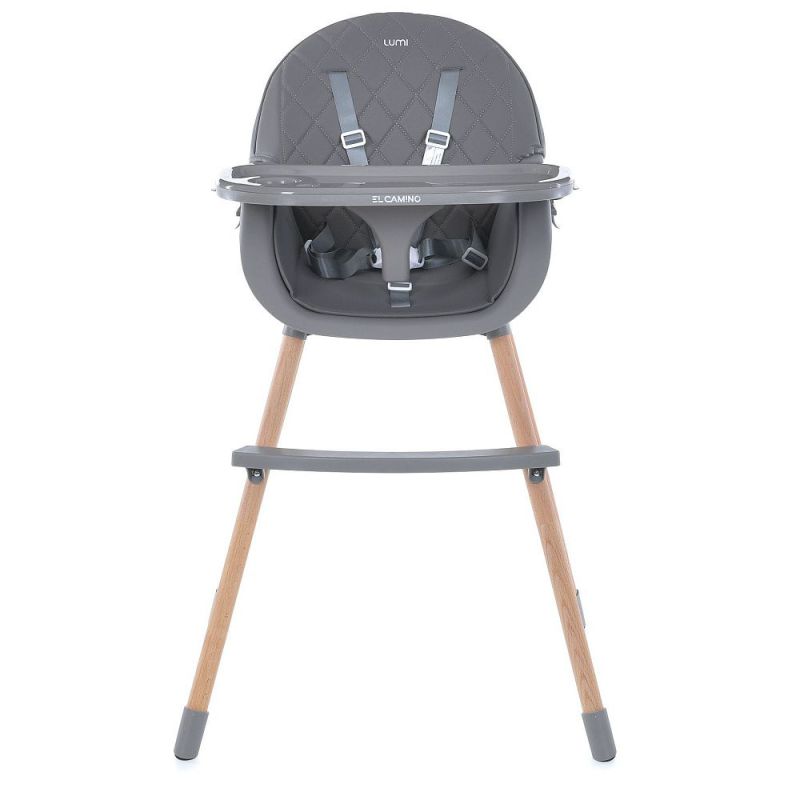 Стульчик для кормления El Camino LUMI ME 1111 Gray