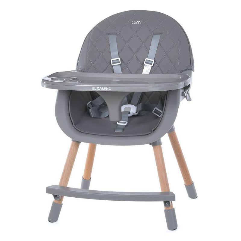 Стульчик для кормления El Camino LUMI ME 1111 Gray