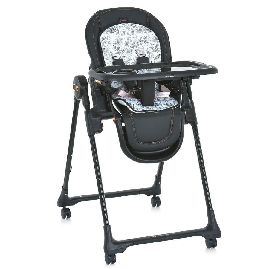 Стульчик для кормления El Camino CRYSTAL ME 1037-B Black Gold