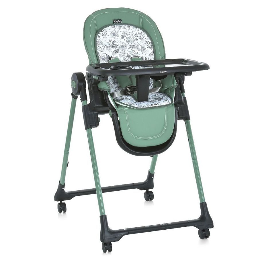 Стульчик для кормления El Camino CRYSTAL ME 1037-B Green