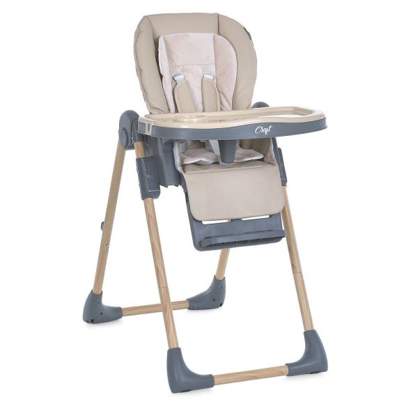 Стульчик для кормления El Camino CRAFT  ME 1115-W Beige Стульчик для кормления El Camino CRAFT  ME 1115-W Beige