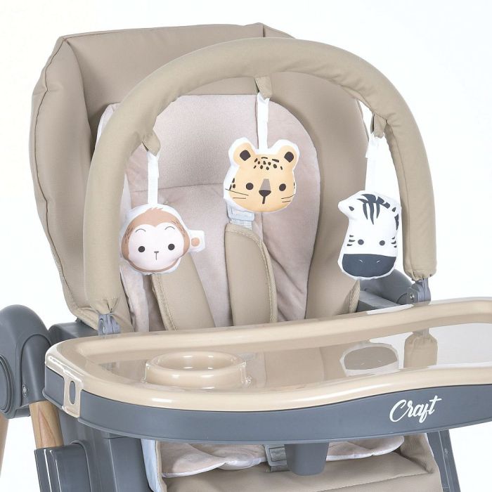 Стульчик для кормления El Camino CRAFT  ME 1115-W Beige