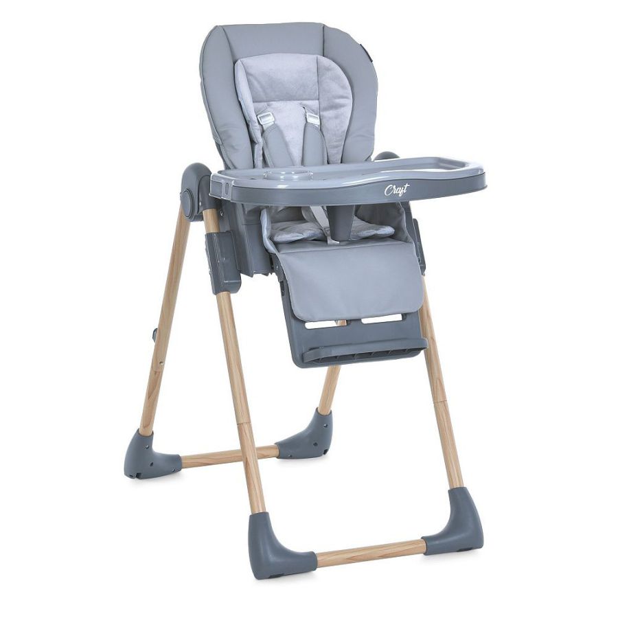 Стульчик для кормления El Camino CRAFT  ME 1115-W Gray