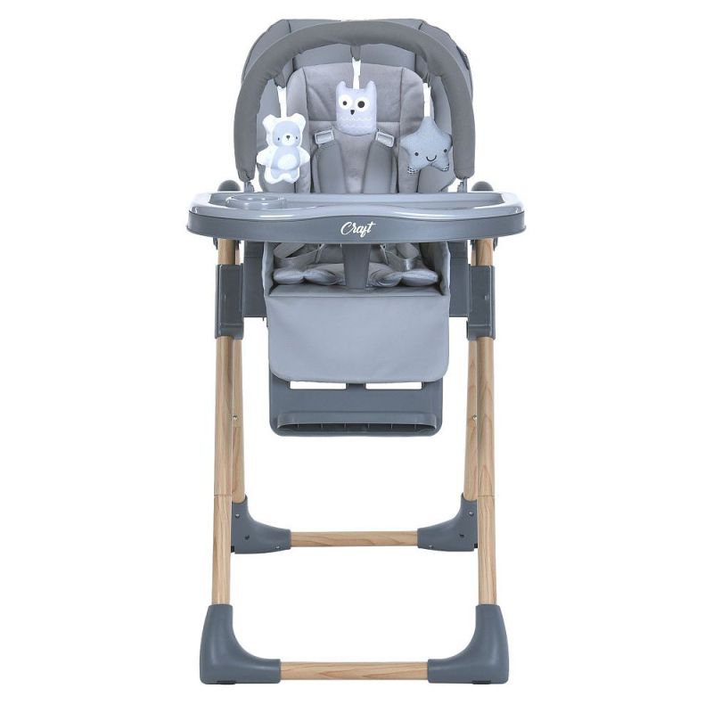 Стульчик для кормления El Camino CRAFT  ME 1115-W Gray