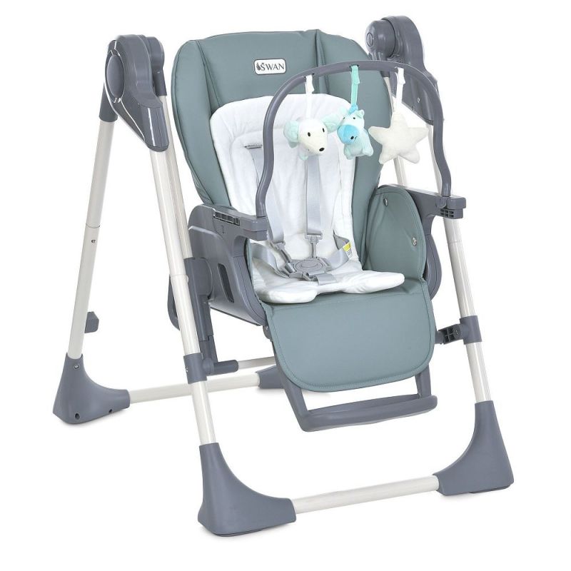Стульчик-качели El Camino SWAN ME 1087-G Pale Green