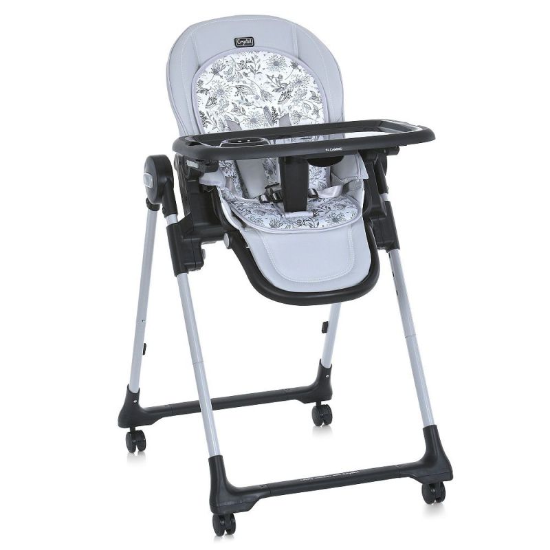 Стульчик для кормления El Camino CRYSTAL ME 1037-B Gray