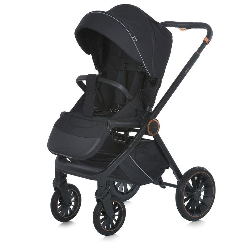 Коляска 2 в 1 El Camino ERA ME 1100-1 Black Ink