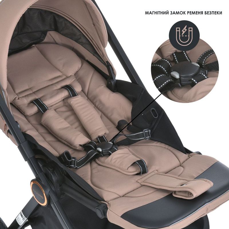 Коляска 2 в 1 El Camino ERA ME 1100-1 Taupe Beige
