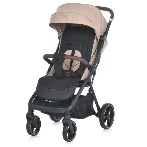 Прогулянкова коляска El Camino BEYA ME 1127-G Beige Прогулянкова коляска El Camino BEYA ME 1127-G Beige