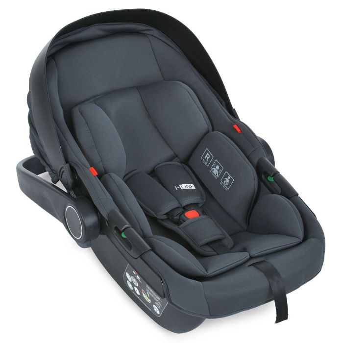 Автокресло El Camino i-LINE ME 1176 Melange Black
