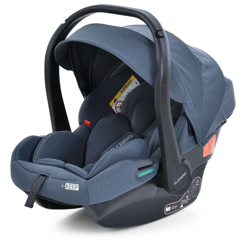 Автокрісло El Camino i-KEEP ME 1186 Melange Midnight Gray