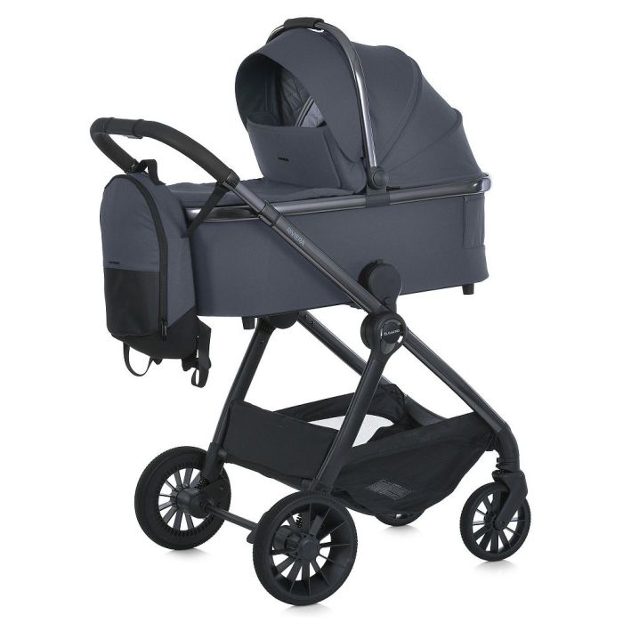 Коляска 2 в 1 El Camino RIVIERA ME 1183 Asphalt Gray