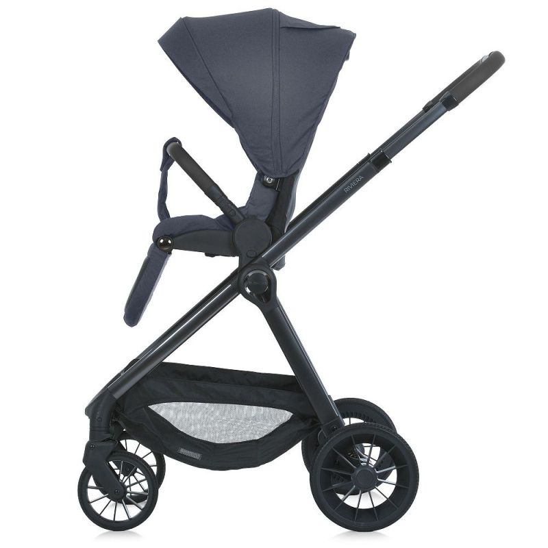 Коляска 2 в 1 El Camino RIVIERA ME 1183 Asphalt Gray