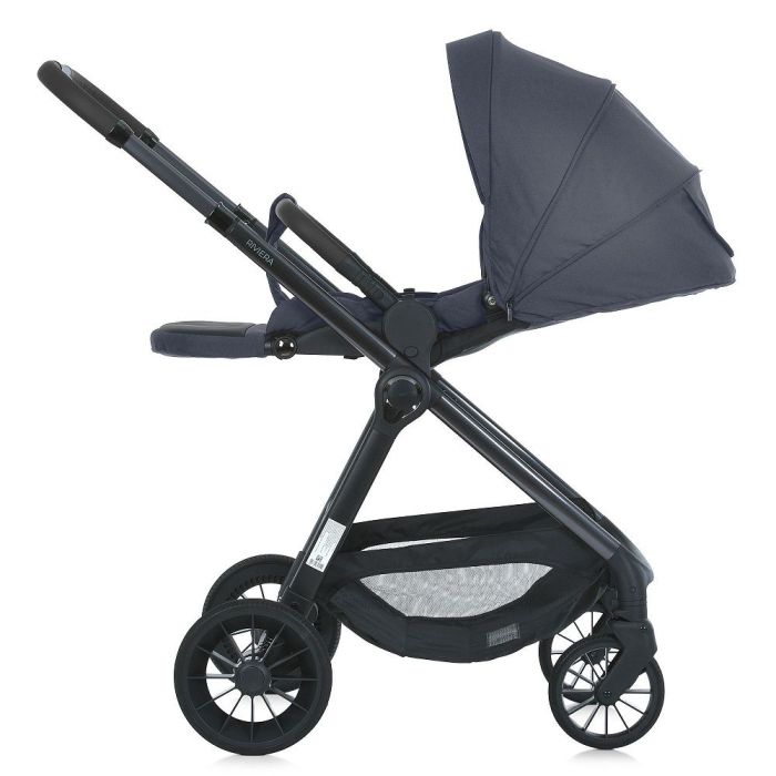 Коляска 2 в 1 El Camino RIVIERA ME 1183 Asphalt Gray