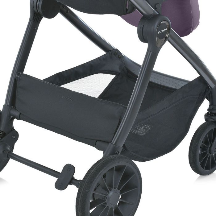Коляска 2 в 1 El Camino RIVIERA ME 1183 Grape Pink