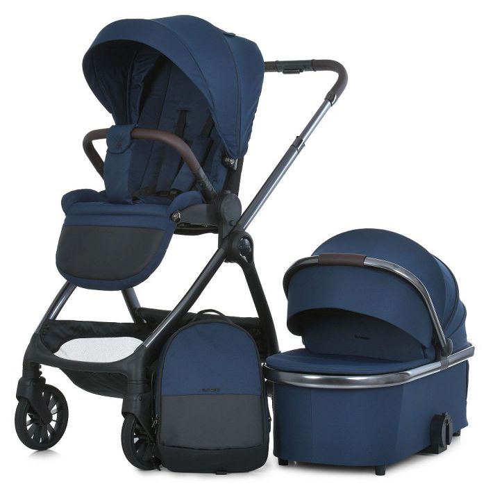 Коляска 2 в 1 El Camino RIVIERA ME 1183 Iris Blue