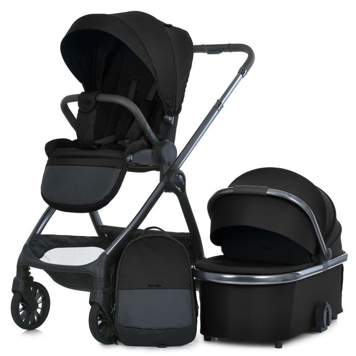 Коляска 2 в 1 El Camino RIVIERA ME 1183 Jet Black