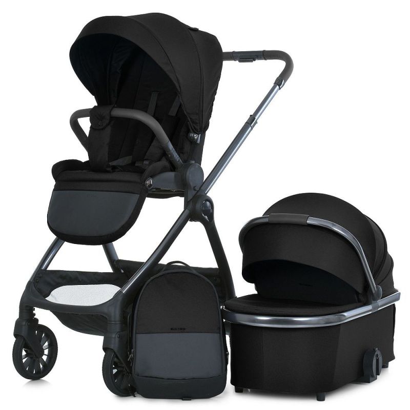 Коляска 2 в 1 El Camino RIVIERA ME 1183 Jet Black