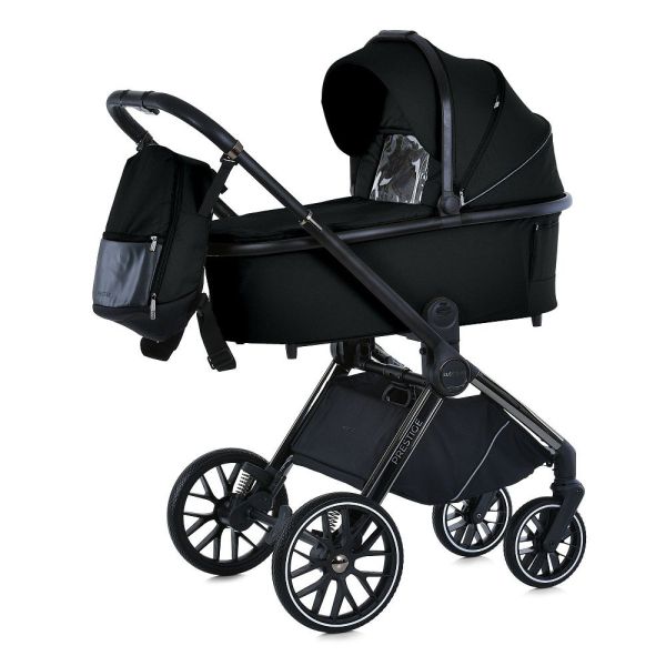Коляска 2 в 1 El Camino PRESTIGE ME 1124-2 Black