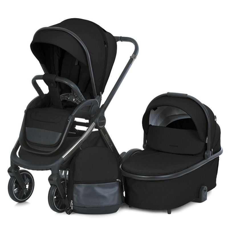 Коляска 2 в 1 El Camino PRESTIGE ME 1124-2 Black
